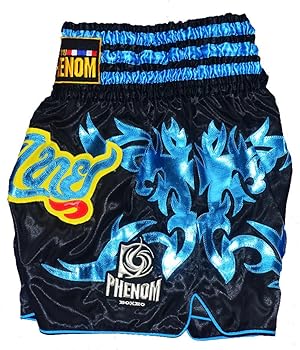 Amazon.co.jp: PHENOM フェノム ムエタイパンツ#13 黒スカイ